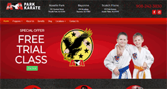 Desktop Screenshot of parkkarate.com